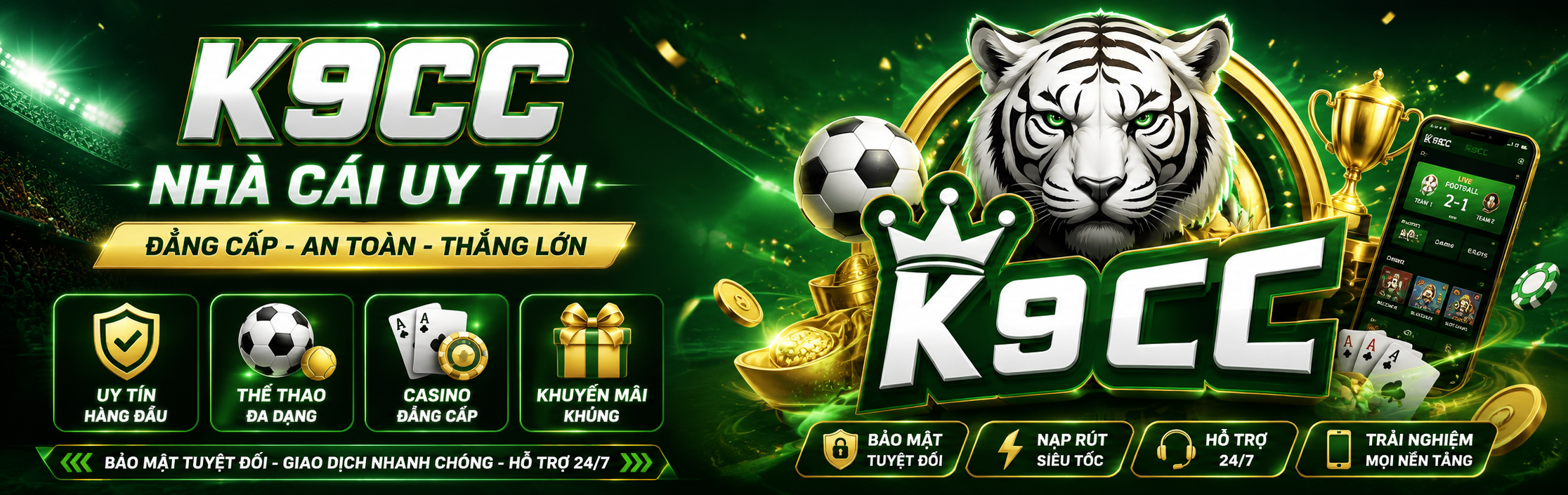 K9CC - Nhà cái uy tín hàng đầu Châu Á